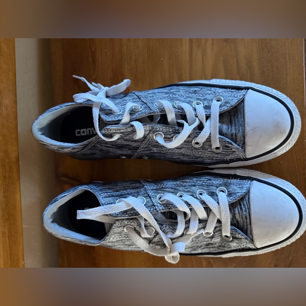 Converse Kids Black and White Sneakers